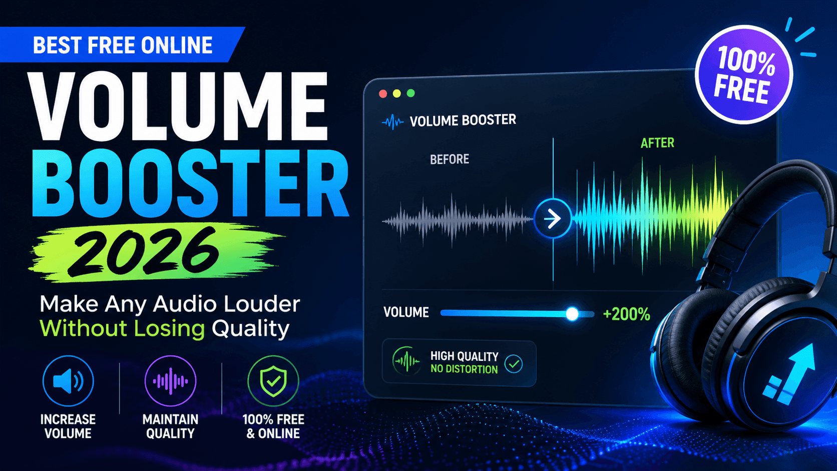 Best Free Online Volume Booster 2026: Increase Audio Volume Safely
