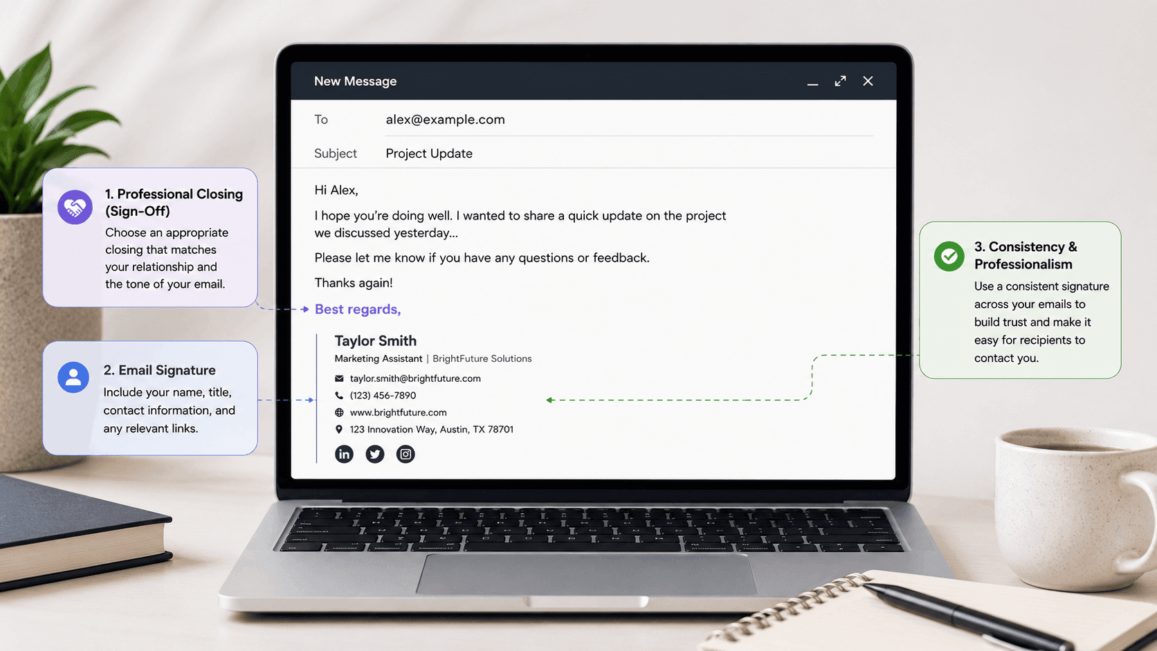 How to Sign an Email Professionally | Sign-Offs and Signature Guide